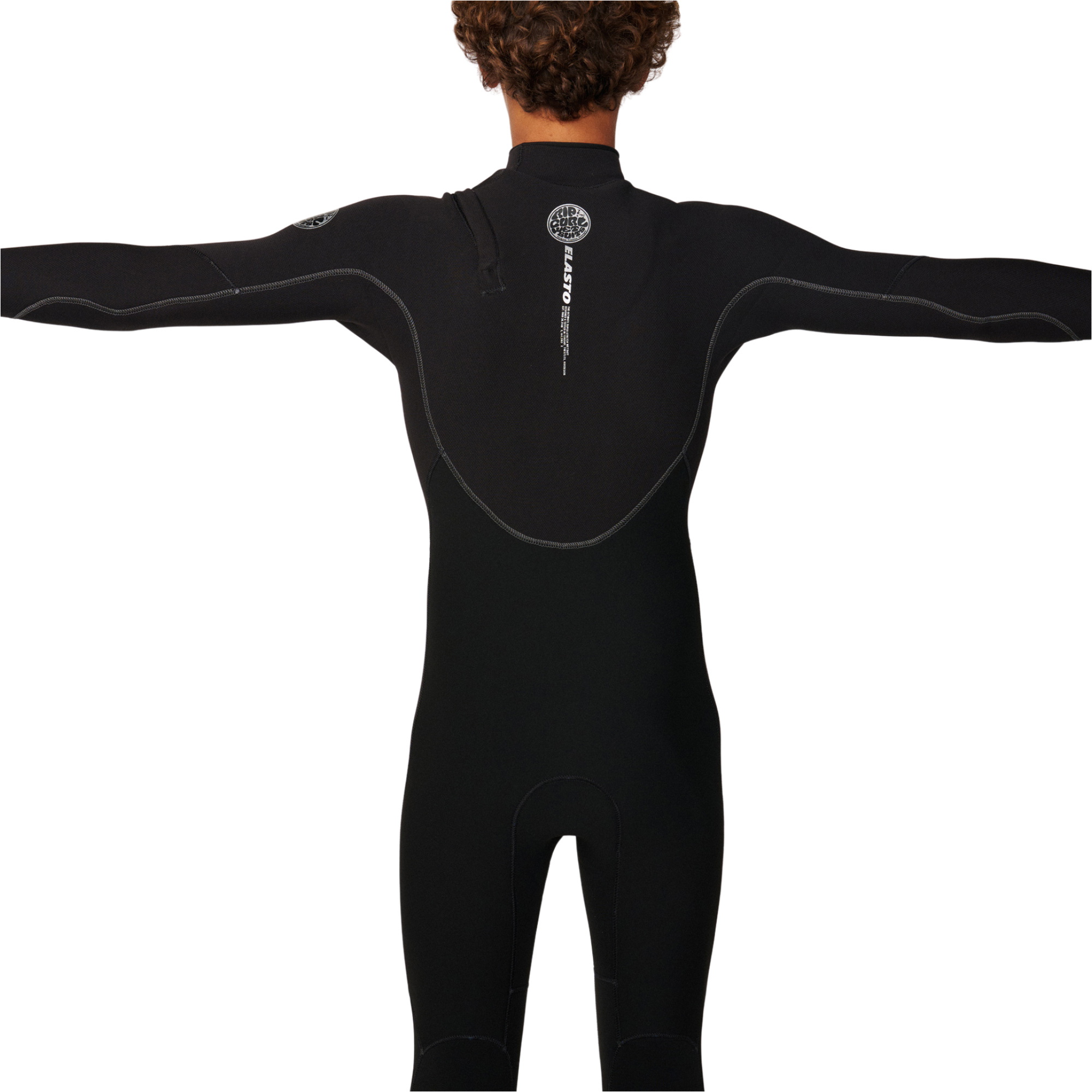 2027 Rip Curl Mens Elasto 5/4mm Zip Free Wetsuit 18VMFS - Black